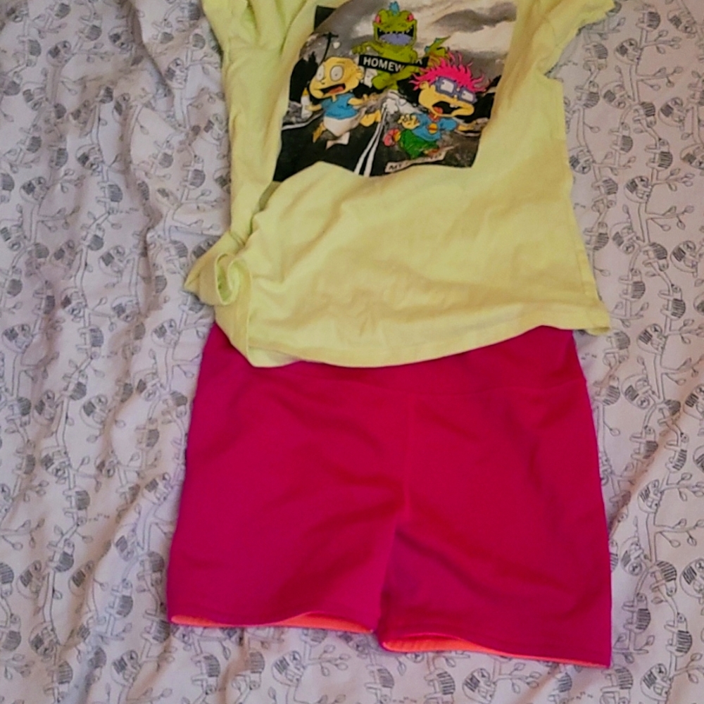 Shorts and a shirt